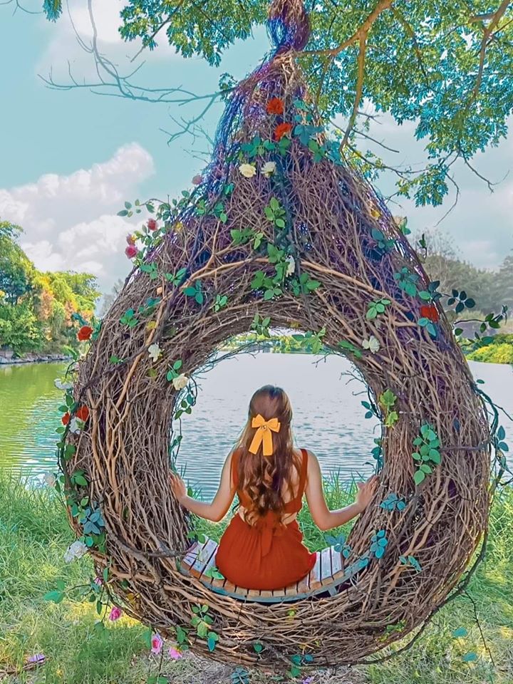 Chụp ảnh ở KDL Suối Mơ Đồng Nai