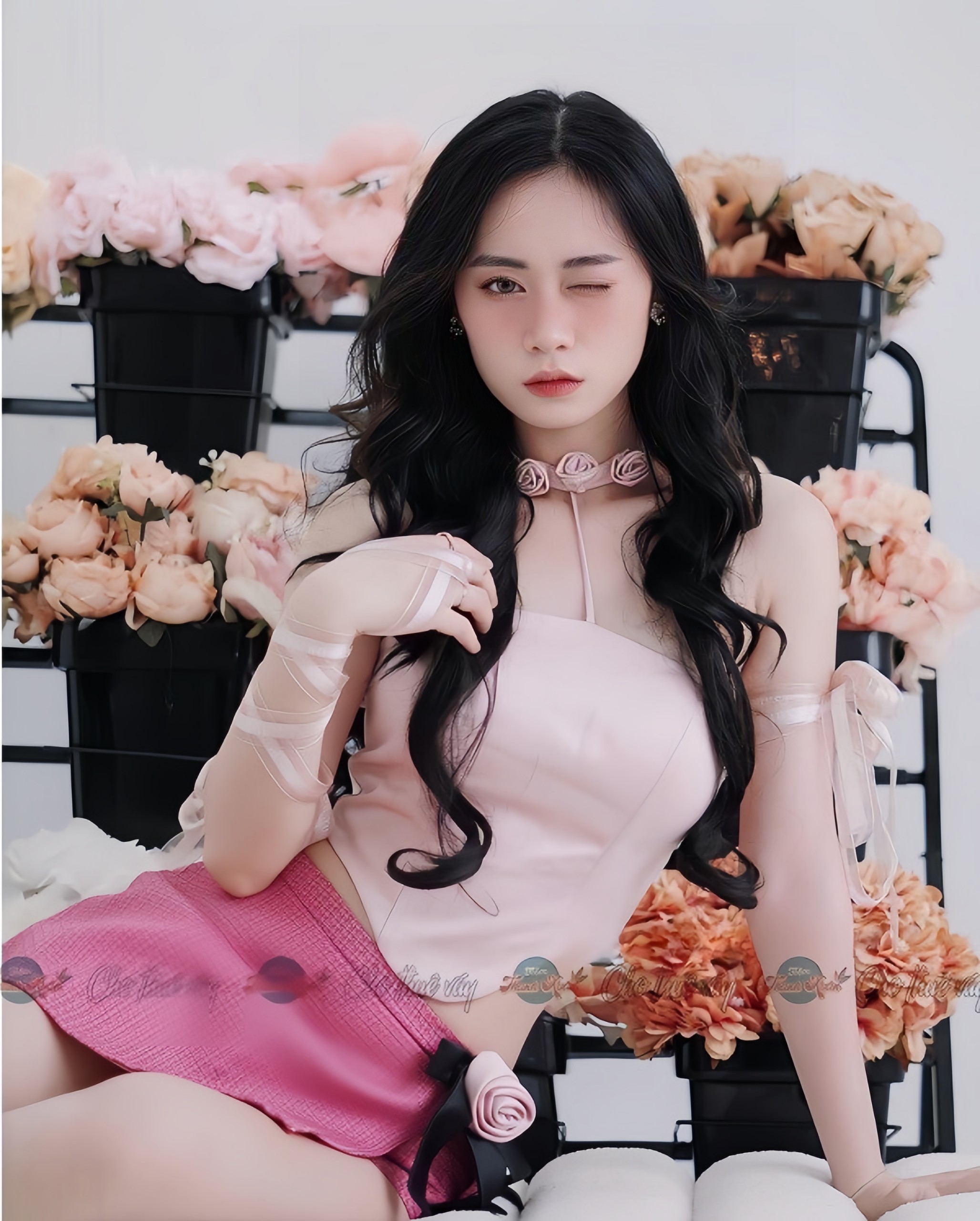 z4269242380148_5acca60e6088bf48ce489e8f23adfdcd Set áo váy hoa hồng – L Seoul – 130k/ngày – SML – ở CN Phú Nhuận