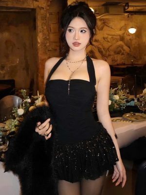 Đầm đen dúng bling – 89k/ngày – Bmoody.stu – SM