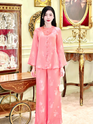 Pháp phục hồng hoa cúc – 89k/ngày – SML