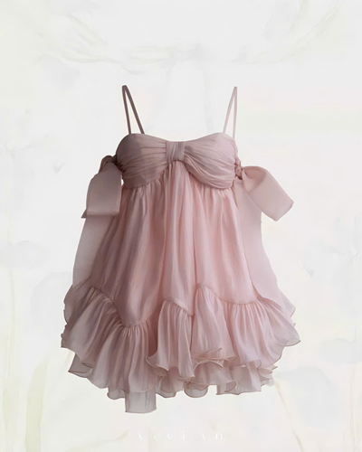 FF Đầm voan dáng xòe – 119k/ngày – Freesize