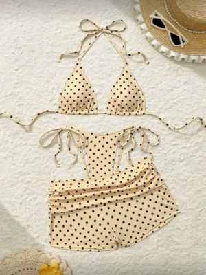 Bikini vàng chấm bi – 89k/ngày – freesz