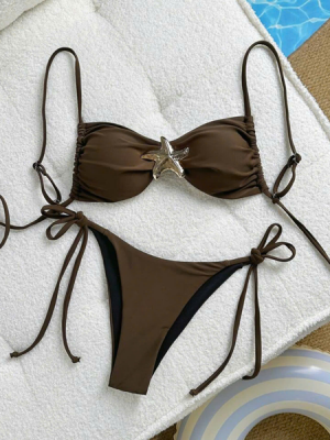 Bikini nâu trơn – 45k/ngày – freesz
