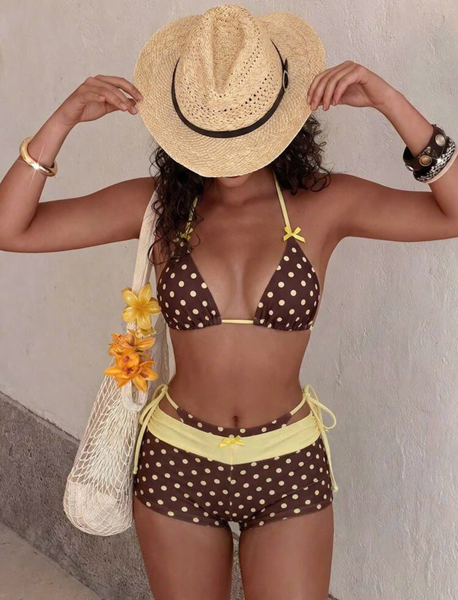 A Bikini nâu chấm bi – 89k/ngày – freesz
