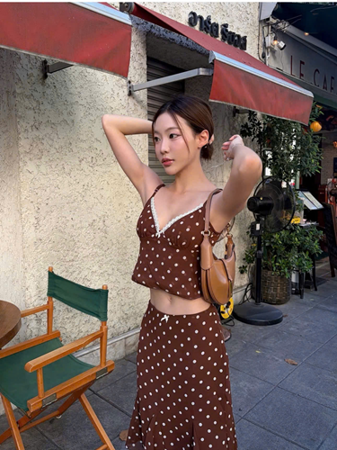 b Set nâu chấm bi – 89K/ngày – SM