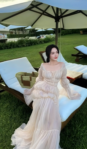 b Đầm voan tầng – 89K/ngày – SM