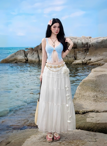 7 Set áo kẻ sọc cv voan – Áo 45k/ngày – Váy 55k/ngày – XS, S tương đương SM