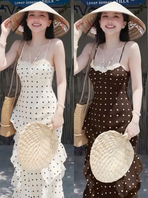 Đầm chấm bi bèo – 89K/ngày – SM