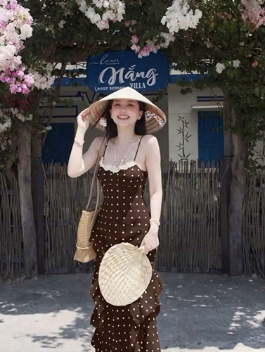 B Đầm chấm bi bèo – 89K/ngày – SM