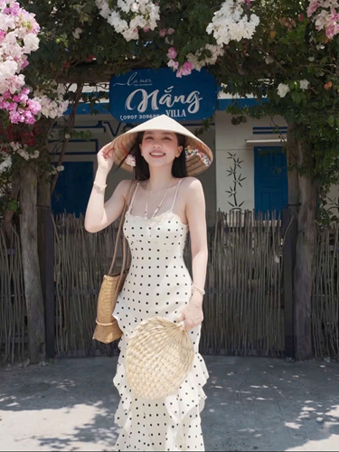 E Đầm chấm bi bèo – 89K/ngày – SM
