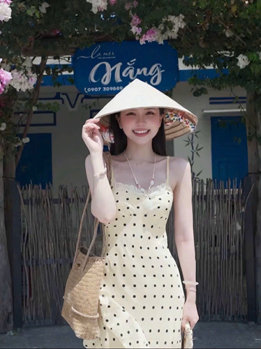 FF Đầm chấm bi bèo – 89K/ngày – SM